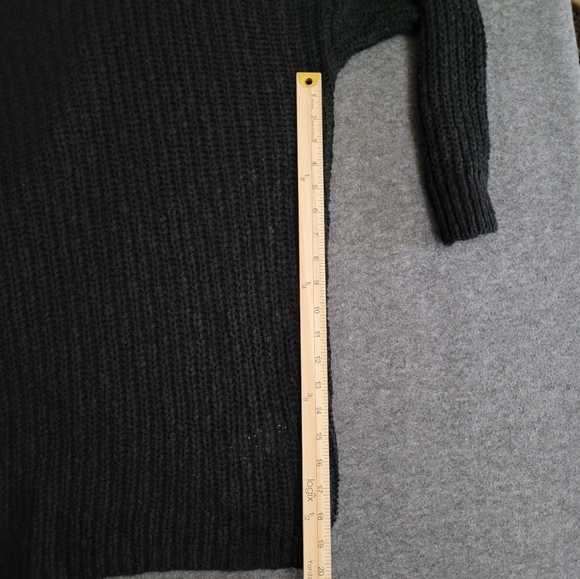 Rachel Hollis Ltd. Sweater Black V Neck Twist Back 2X Pullover Long Sleeve - Picture 8 of 11